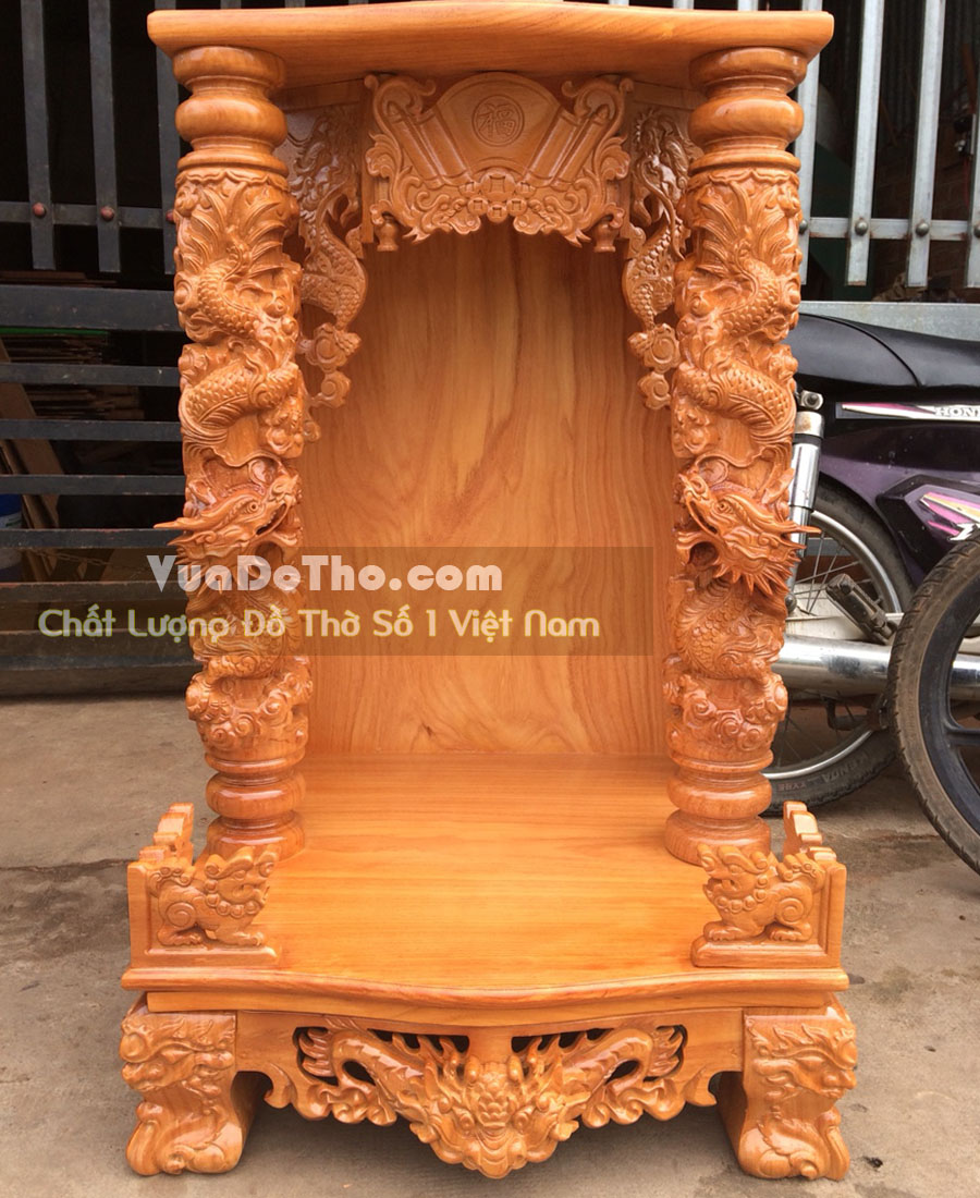 Top 500 mẫu bàn thờ Thần Tài gỗ gõ đỏ đẹp và chất lượng nhất